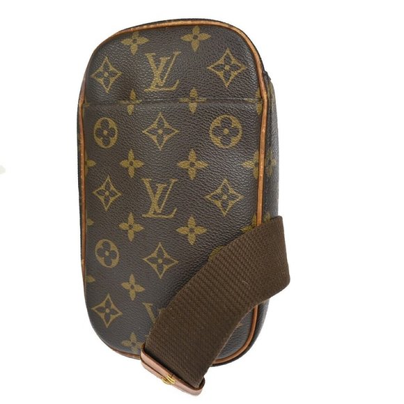 LOUIS VUITTON Pochette Gange Shoulder Bag Monogram Brown Spain - Picture 3 of 12